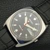 SEIKO VINTAGE AUTOMATIC 6309A JAPAN MENS BLACK COLOR DIAL WATCH a700549-5 R203-a700549