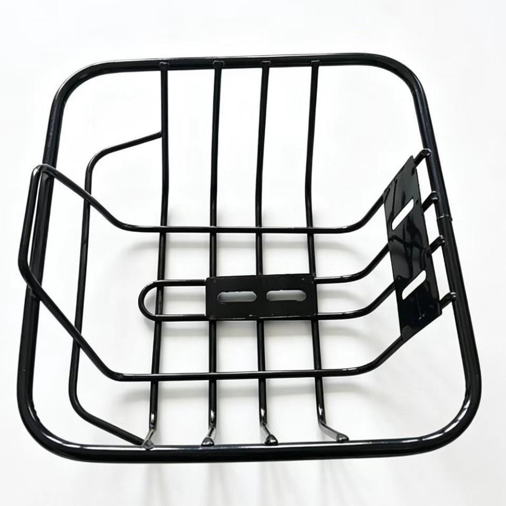 Metal Bicycle Rear Basket Fixed Durable Backpack Storage Children's Folding Bike Accessories