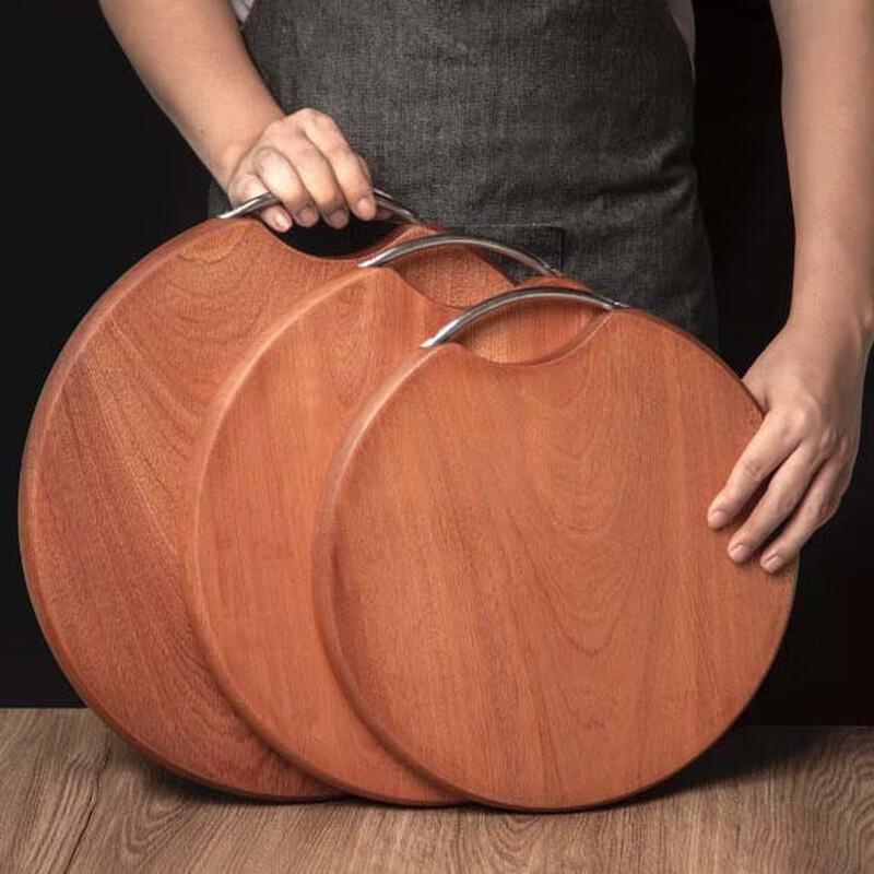 Xingchangwang Solid Wenge Wood Round Cutting Board