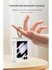 Samsung Z Flip 5 Travel Suitcase Case: Ultra-thin, Hinge Finger Ring, Foldable Screen Protector Flip 6-Compatible