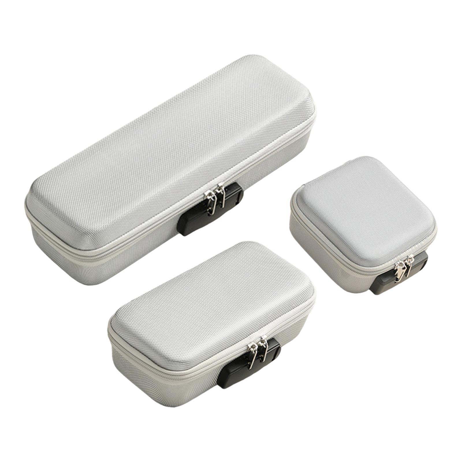 Storage Case with Lock and Zipper Practical Multiuse Easy to Use Portable Protective Lockable Box for Car Indoor Home Dorm Room S 2640₽