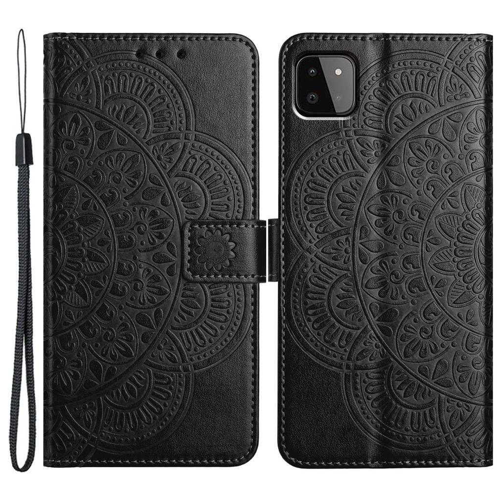 Pentru Samsung Galaxy A22 5G (Versiunea UE) Husă Telefon Piele PU Stand Portofel
