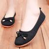 Women Cute Light Weight Anti Skid Red Retro Chinese Traditional Anti Skid Flat Shoes Lady Casual Comfort Shoes Ab506