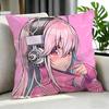 character Super Sonico Cushion Cover Cushion Cover Set Pcs x x x Pillowcase Decorative Sofa Home Decor
