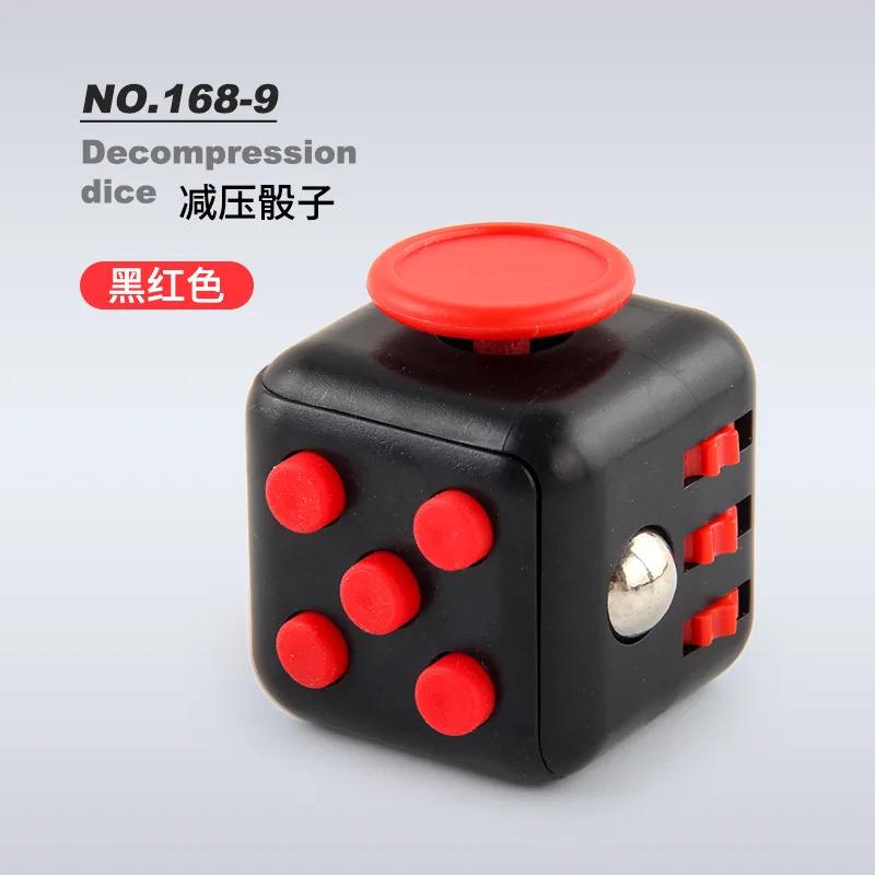Solid Color Fidget Decompression Dice for Release Stress Autism Anxiety Relieve Adult Kids Stress Relief Anti-Stress Fidget Toys