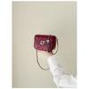 Xeie Thuk Crossbody Bag Women PU Chain Strap Flap Lock Daily