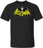 Nightman Bat Logo Graphic T-shirt