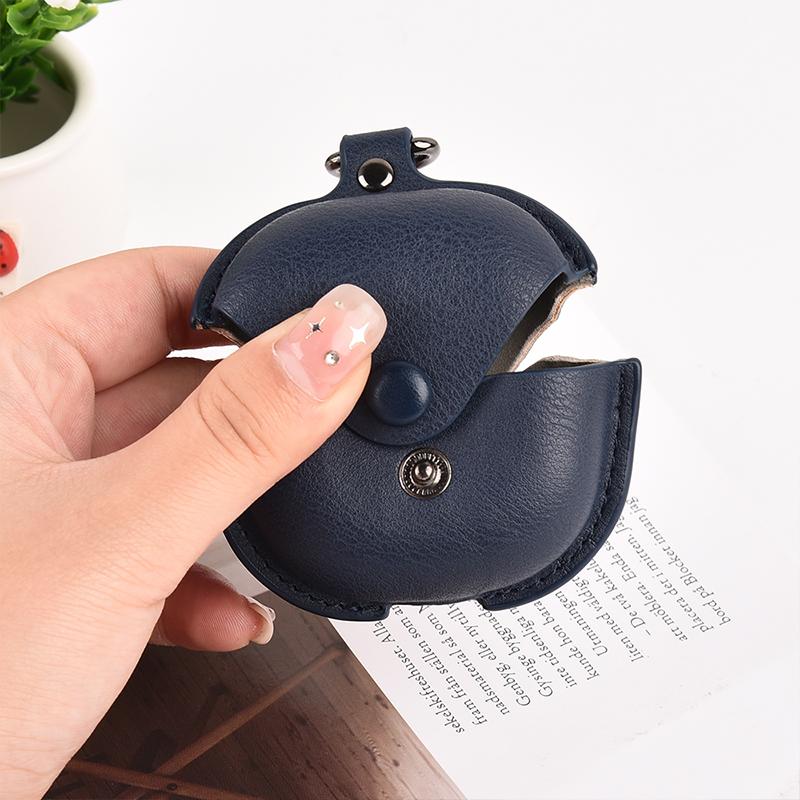 For Samsung Galaxy Buds Live FE 2 Pro Business Leather Earphone Case Cover Headphone Sleeve Solid Color Headphone Case Funda