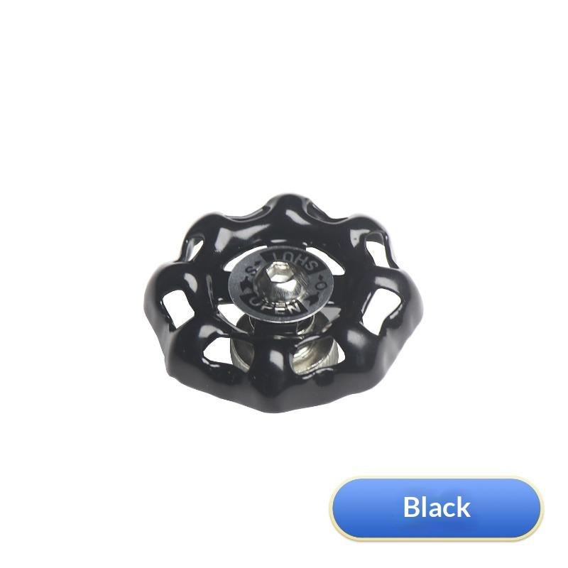 Car Central Control Rotary Knob Sticker Metal Valve Handle For Interior Key Gear Ignition Device Modification Ornament
