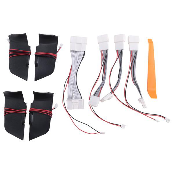 Compatible with 19-20 Toyota RAV4: LED Interior, Door Handle, Ambient Lighting, and Interior Modifications.