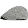 HT4786 Berets Spring Summer Linen Beret Hat Artist Painter Cap for Men Women Retro Ivy Flat Cap Male Female Adjustable Beret Cap