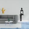 Chicken Figurine Feng Shui Decor Home Decorations Statue Sculpture Creative Abstract Thinker Resin
