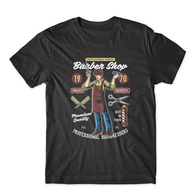 Barbershop T-Shirt 100% Baumwolle Premium T-Shirt NEU