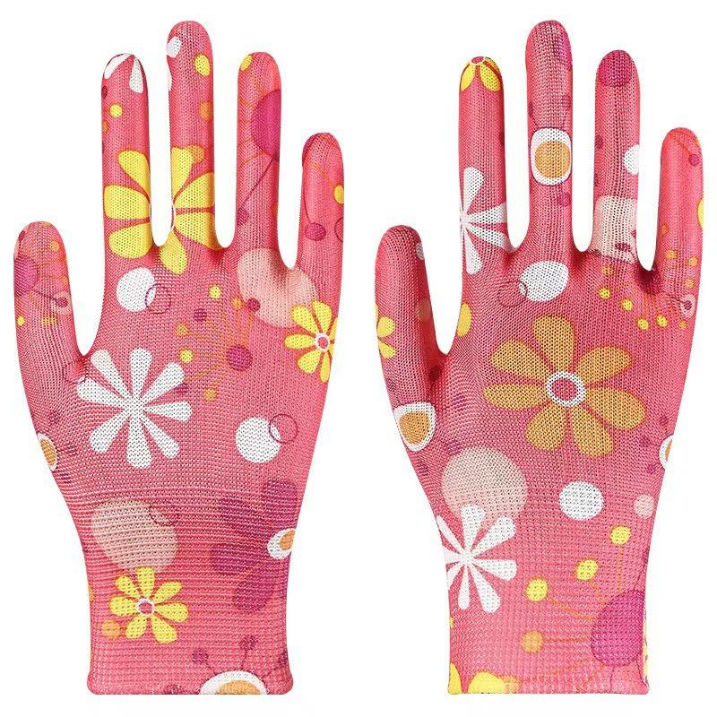 10 Pairs Gardening Labor Gloves for Women Nylon Outdoor Work Gloves Ideal for Planting Tasks