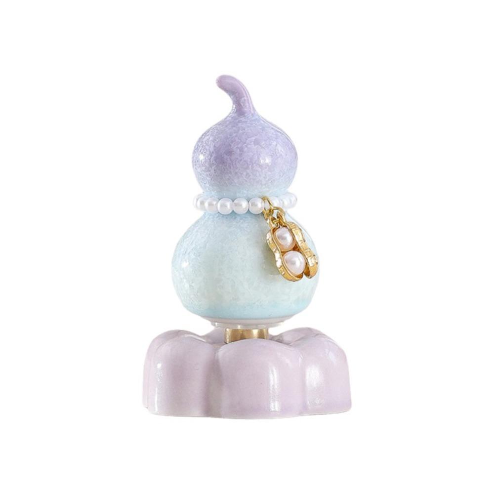 Изысканная керамическая статуэтка-калебас, разноцветная, вращающаяся, счастливая тыква, декор для рабочего стола в офисе Style 4