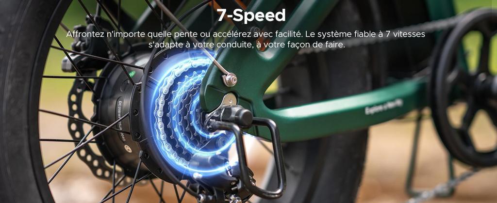 ENGWE Folding Electric Bicycle, 48V 13.5Ah Battery, Range Up To 120km, Foldable Design, All-terrain Application, EP-2 3.0 Boost