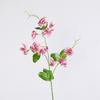 Plastic Artificial Pea Flowers 55cm Fake Flower Silk Pea Blossom Branch  Office Desktop Decoration