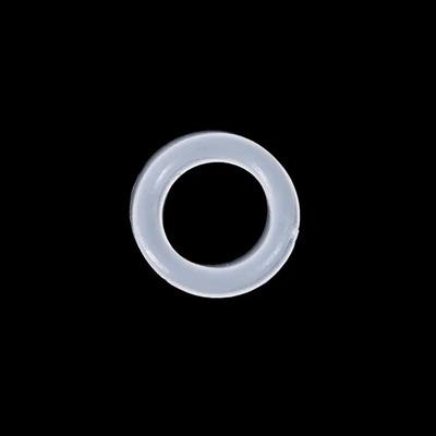 Handmade Crafts Plastic Crochet Loop Rings 2cm Round Semitransparent Rubber Crochet Knitted Ring Clear O-Ring Crafting Supplies