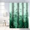 Purple Marble Shower Curtain for Bathroom, Abstract Waterproof Fabric Curtain Set with 12 Hooks, 71x71 Inches