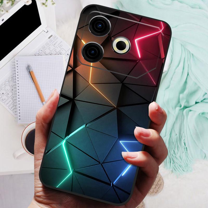 Für Tecno Pova 6 Neo Hülle Pova6 Neo Luxus Handy Silikon Rückseite Für Tecno Pova 6 Neo Hüllen Pova 6Neo Schutzhülle Capas