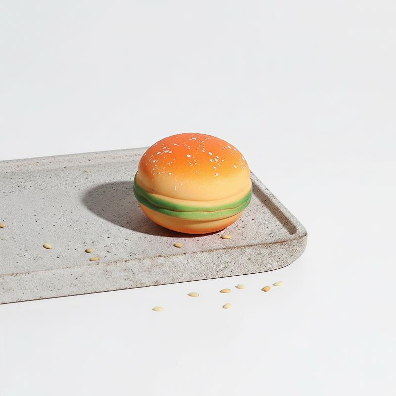 Quetschiger Hamburger Stressball Autismus Sensorisches Spielzeug Stress Angst Linderung Fidget Spielzeug Kneten Dekompression Spielzeug