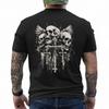 Dödskalle Kors Y2K Goth Alt Grunge Gotisk Emo Estetisk T-shirt