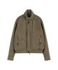 ADSB ANDERSSON BELL Linus Harrington Wool Jacket (Brown/Grey)