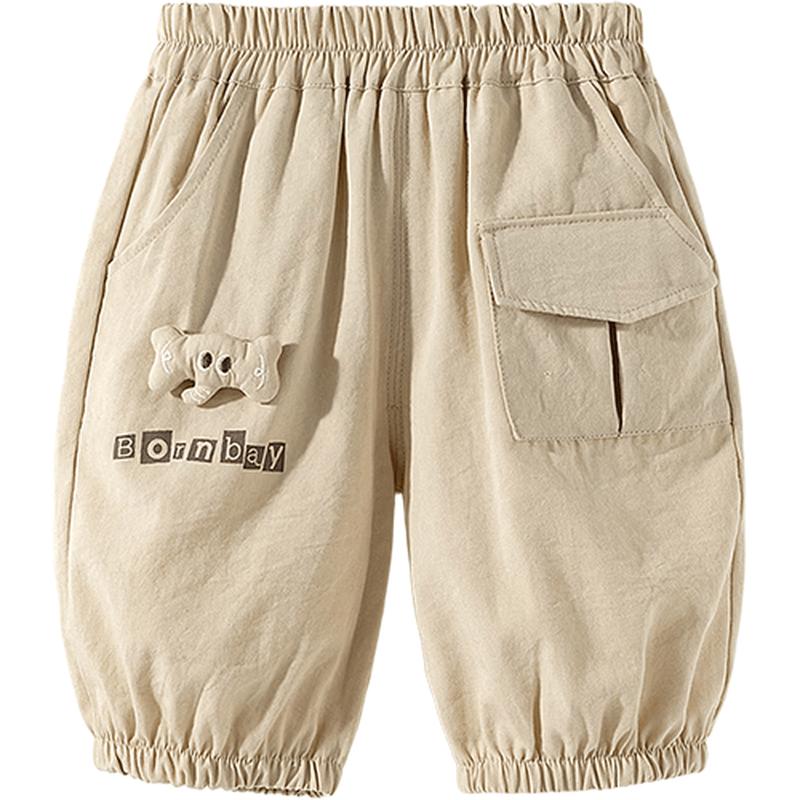 Beibeiyi Kids' Lightweight Cargo Capri Pants