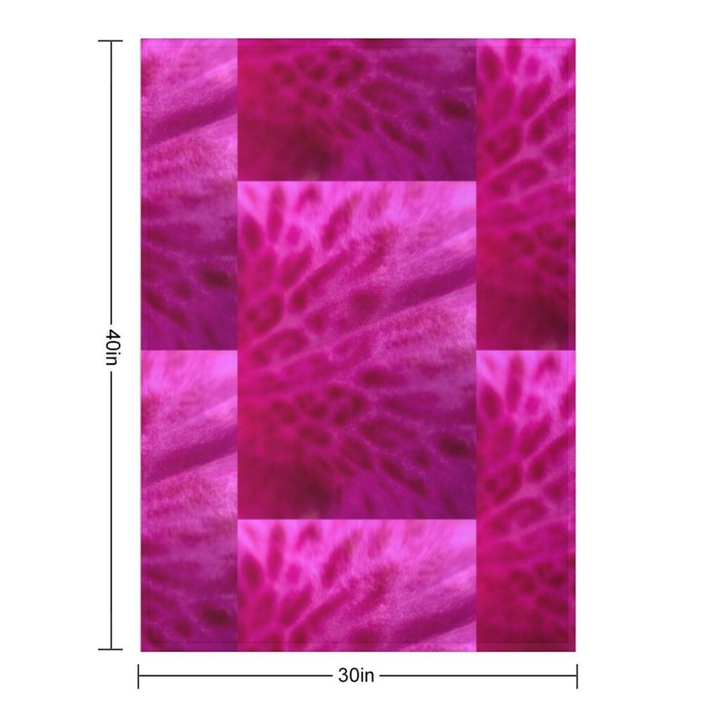 Fuchsia Azalea Quilt Throw Blanket Stuffeds Moving Summer Beddings Luxury Thicken Blankets