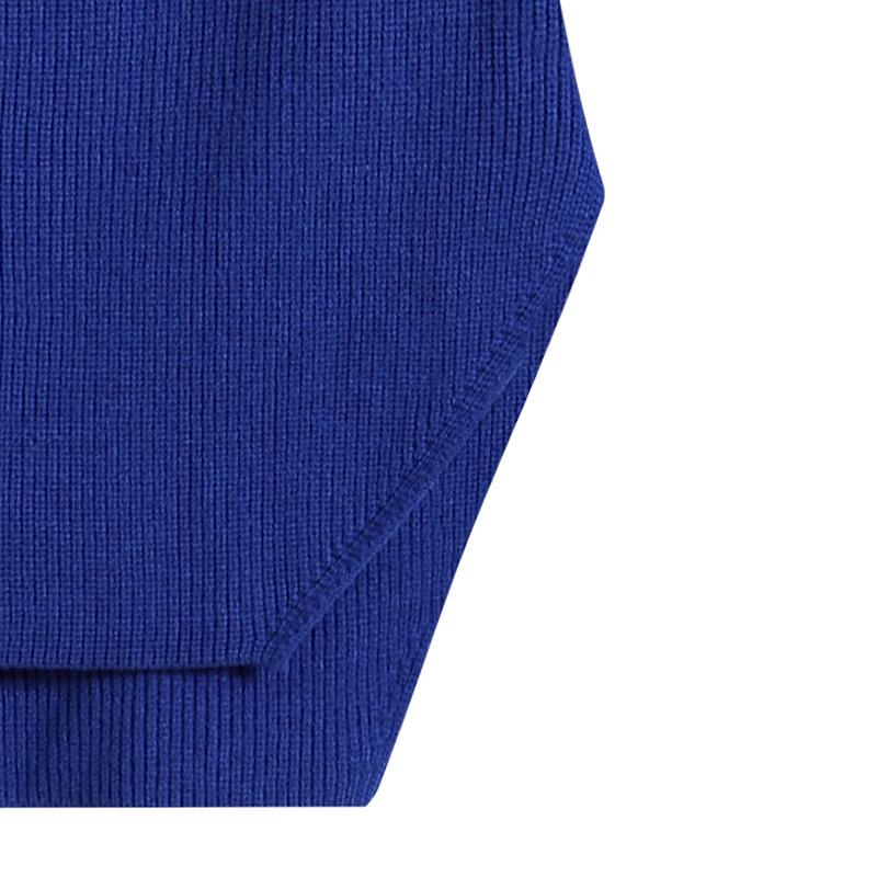 Women's Sexy Elastic Off-the-Shoulder Knitted Sweater for Autumn and Spring