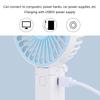 Handheld Fan 3000mAh Rechargeable Battery Foldable Handheld Fan Battery Operated with 3 Speed for Outdoor Travel