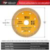Universal Diamond Blade for Angle Grinder: Cuts Tile, Marble, Ceramic