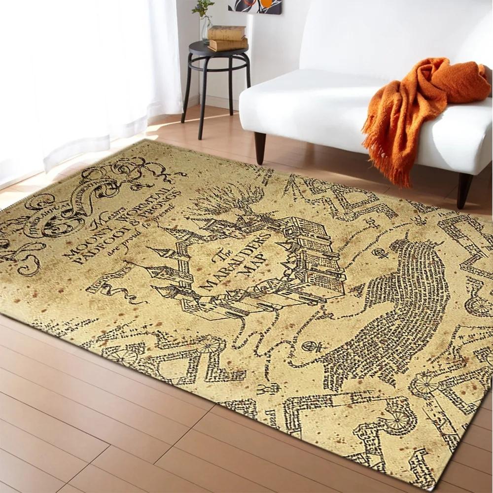 Persian Area Rug Abstract Flower Art Anti-Slip Carpet for Living Room Bedroom Kitchen Floor Mat Home Decor