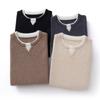 Women's 100% Pure Cashmere Long Sleeve Two-in-One Knit Pullover Sweater