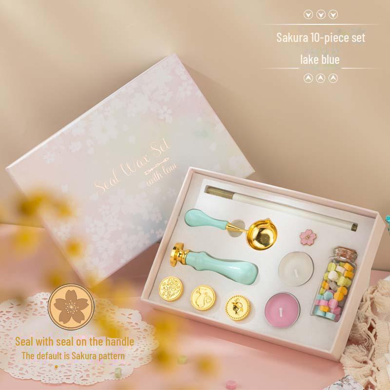 Creative Retro Multi-Color Wax Pellets Gift Box for Sealing Envelopes