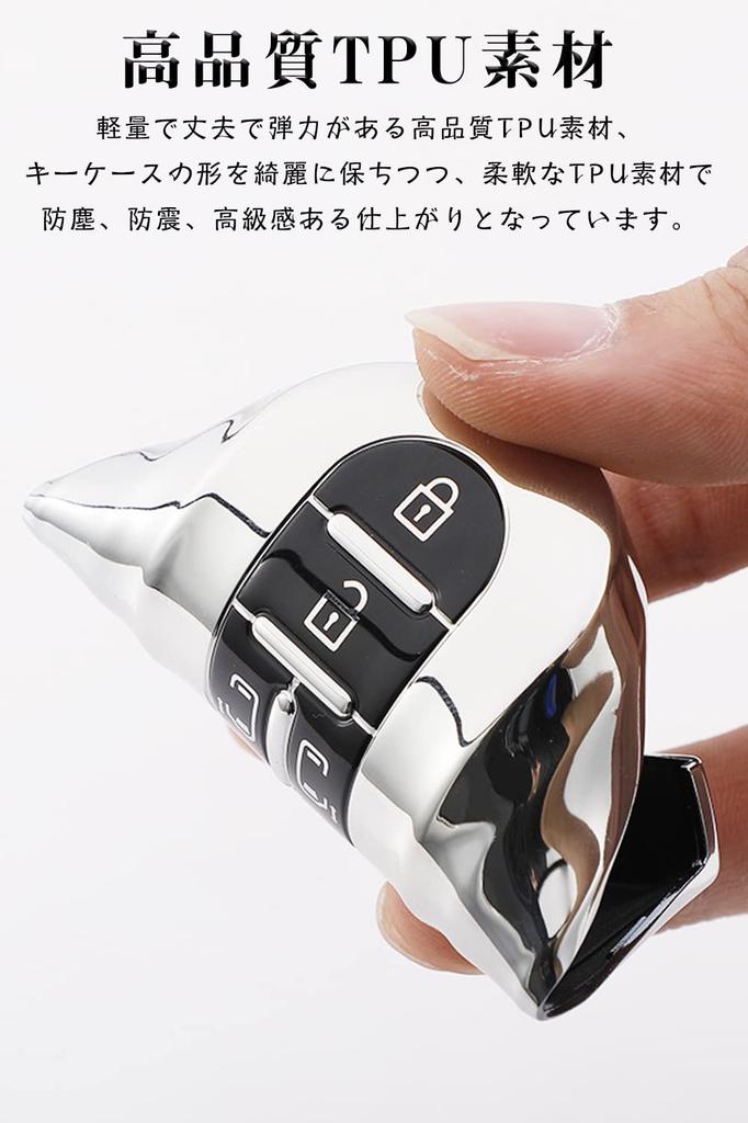 Schlüsseletui für Toyota, Smart Key Etui, Schlüsselhülle, Entworfen für Toyota, 4J DF