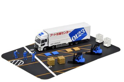 The Truck Collection Truck Collection Logistics Site Wing Van Set C Art Moving Center Diorama Supplies
