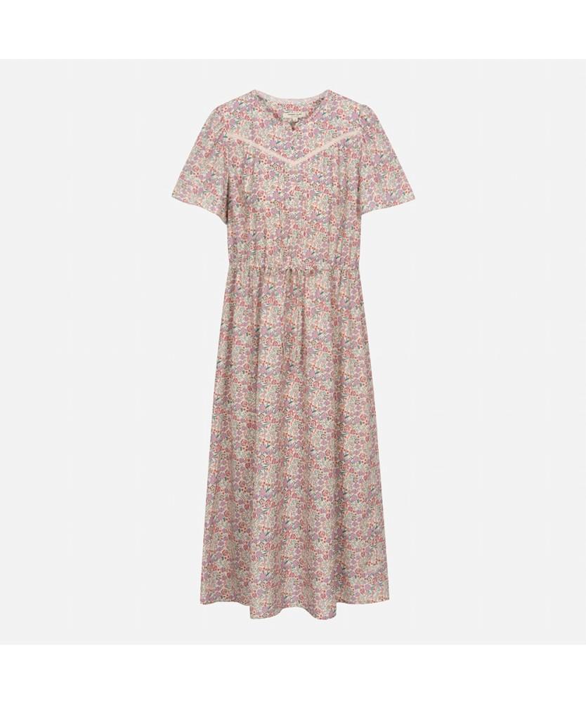 Thursday Island Diagonal Lace Point Flower Dress_T254Mop291W