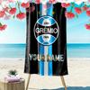 Name Custom Gremio-RS Logo Print Beach Towel, Large Soft Quick Dry Towel for Beach Camping Swimming
