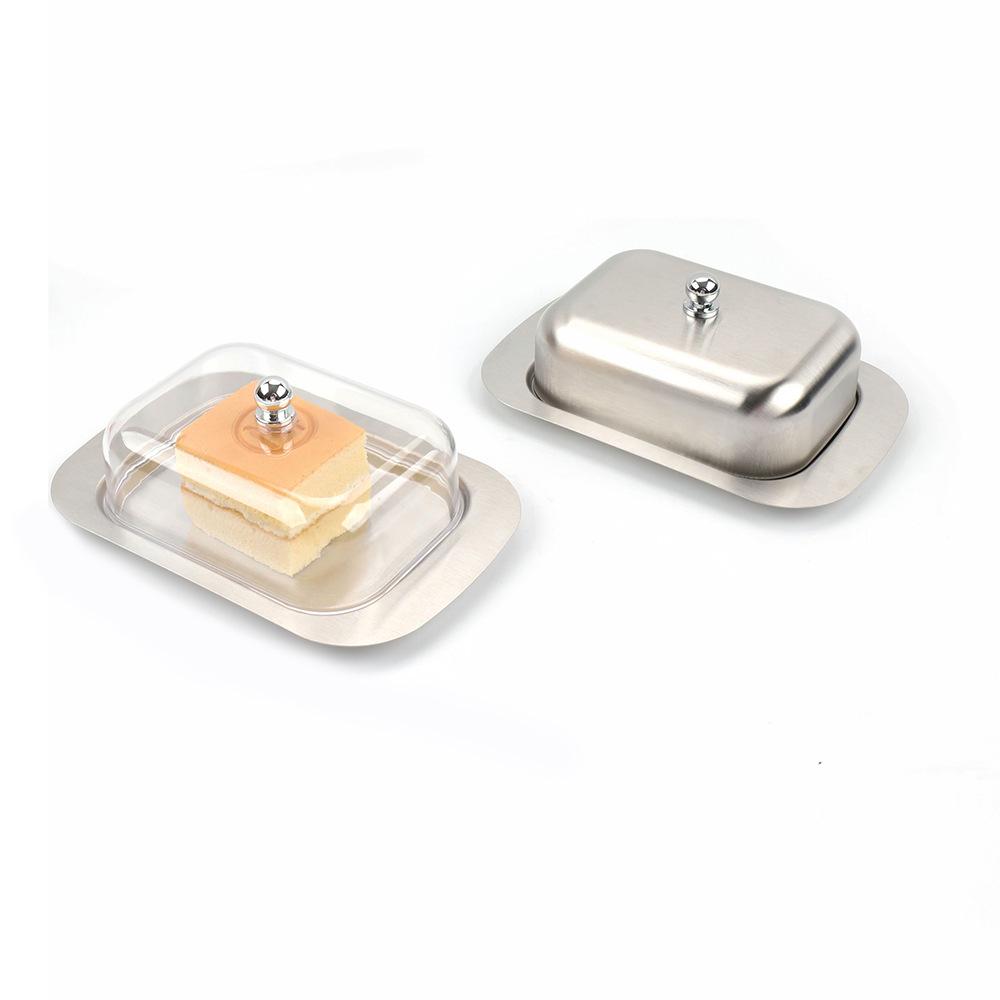 Stainless Steel Butter Dish with Lid