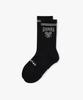 Diadora Logo Embroidered Quarter Socks Black