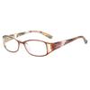 Women & Men Floral Reading Glasses - Elegant Fashion Square Full Frame, Perfect for Phone & Computer