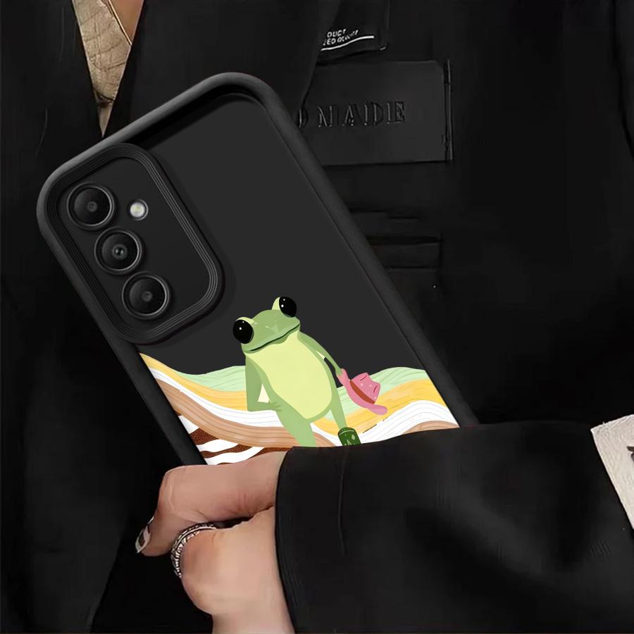 Fashion And Trends Frog Case for Samsung Galaxy A16 A23 A12 A13 A26 A32 A53 A54 A15 A71 A72 A51 A73 A34 A35 A36 A56 Phone Cover