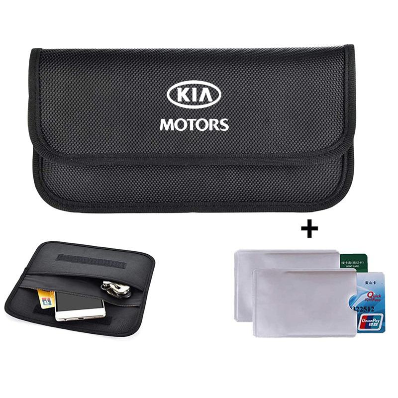 Car Key Signal Blocking Bag Shielding Pouch For KIA EV6 Sorento Niro Stinger Ceed Carnival K5 K9 Soul Carens VQ Caden Accessory