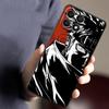 Black Soft Phone Cover Case for Honor Magic5Lite 8X X7 200 400 Lite X8 70 X9a X6 90 X5b Anime Cool Pain