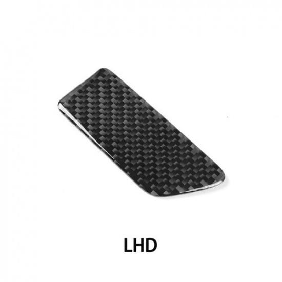 Carbon Fiber Interior Glove Box Handle Panel Cover Trim For Seat Leon 2013-