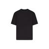 Ribbed Crew Neck Loose Casual Short Sleeve T-Shirt Men Tops Obsidian Black TP-TSH-5322M-OBS