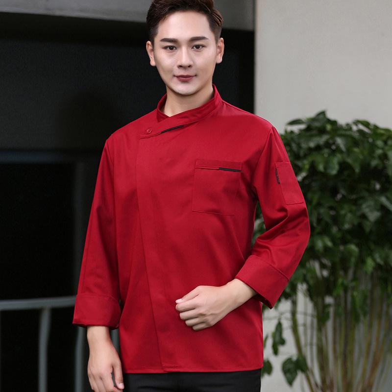 Unisex Fleece-Lined Chef Uniform: Cold-Proof Long Sleeve for Autumn/Winter - Ideal for Restaurants, Catering, Hotel, and Cake Shops.