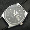 REFURBISHED SEIKO 5 AUTOMATIC MENS WATCH JAPAN MADE BLACK DIAL CUSTOM a440038-2 QV90-a440038