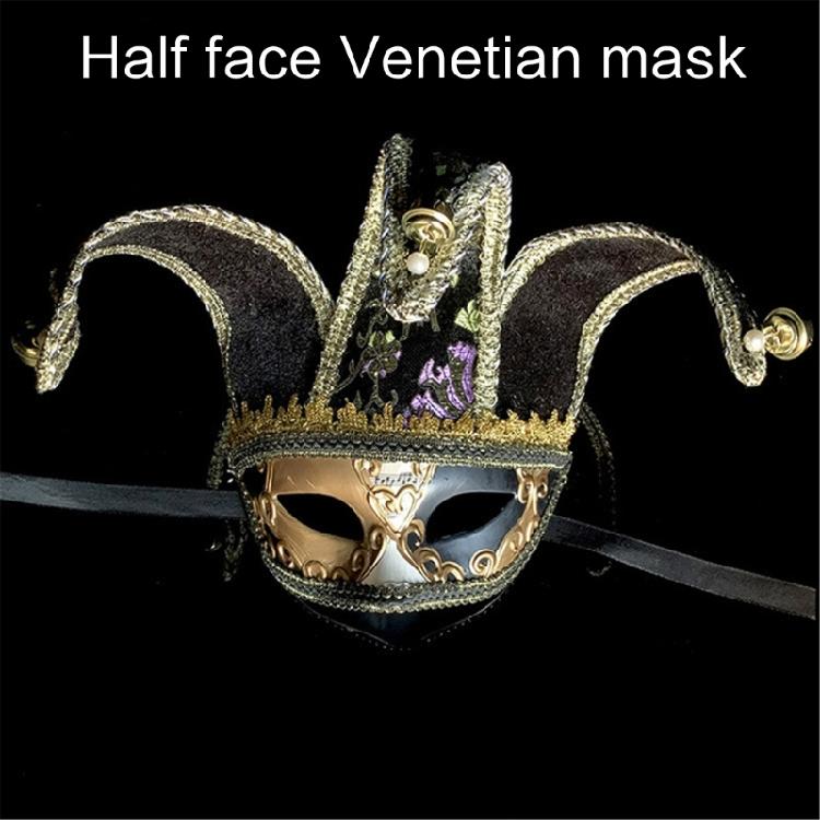 Masquerade Half Face Mask, Masquerade Deecorations Eyemask for Women Halloween Masquerade Carnivals Parties
